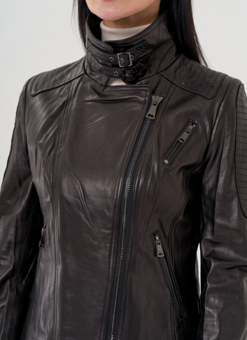 Женская кожаная куртка