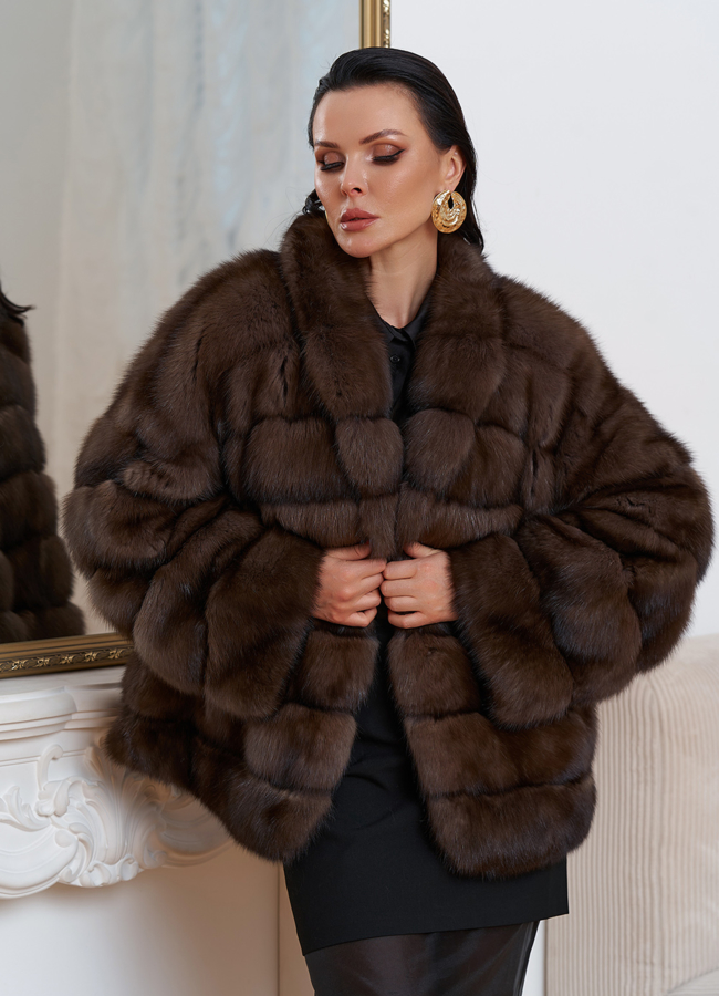 фото Куртка из баргузинского соболя модель № 29880