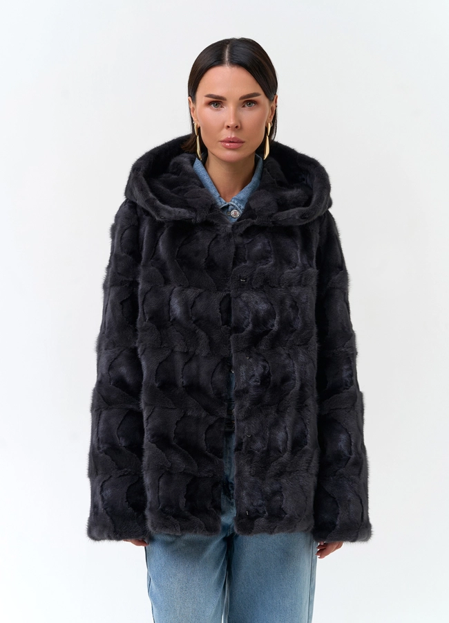Шуба из меха норки модель № 34048 универмаг малина фото