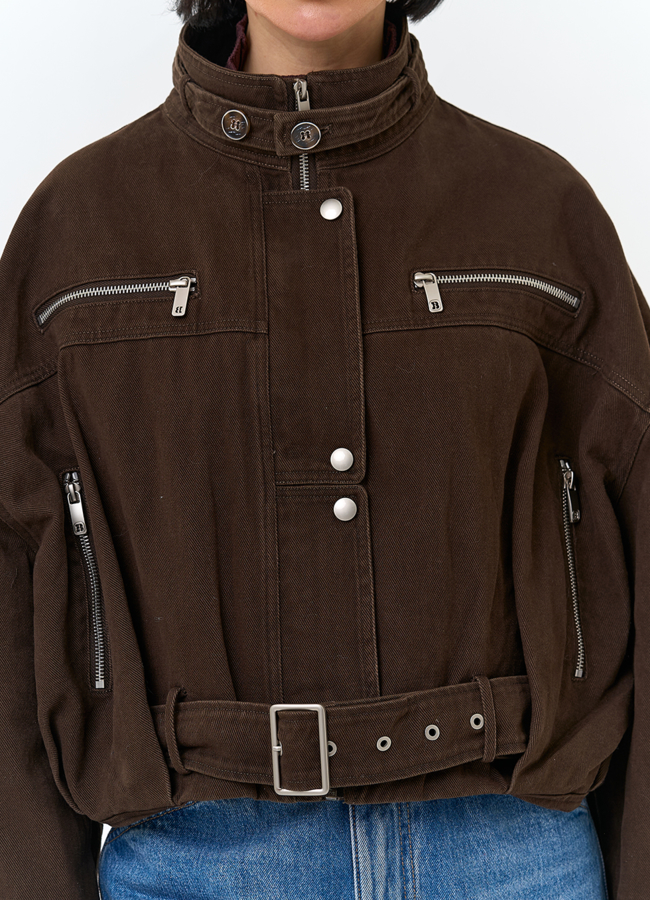 Женская короткая джинсовая куртка модель № 32825 универмаг малина