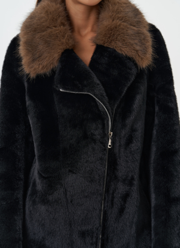 Куртка "косуха" из эко меха