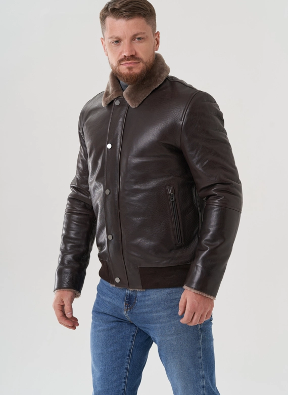 Мужская дубленка 