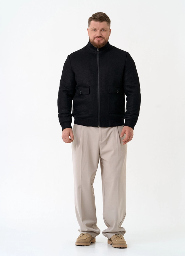 Мужское укороченное пальто модель № 32896 в кредит