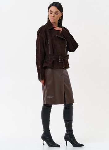 Куртка женская из замши