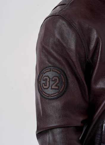 Мужская куртка из натуральной кожи 