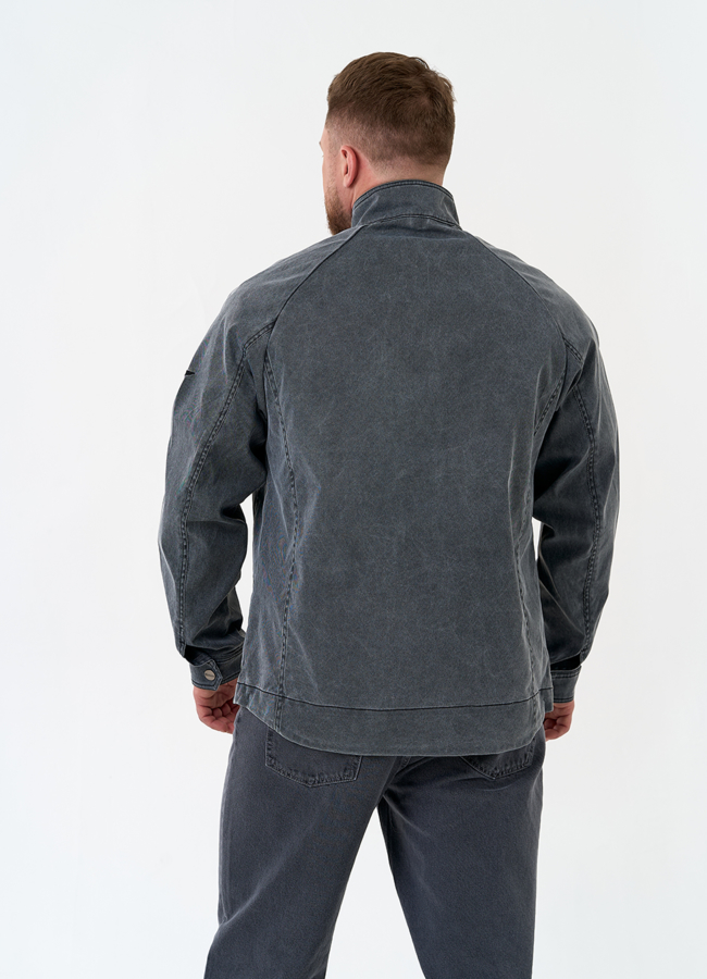 Мужская джинсовая куртка модель № 27271 в рассрочку