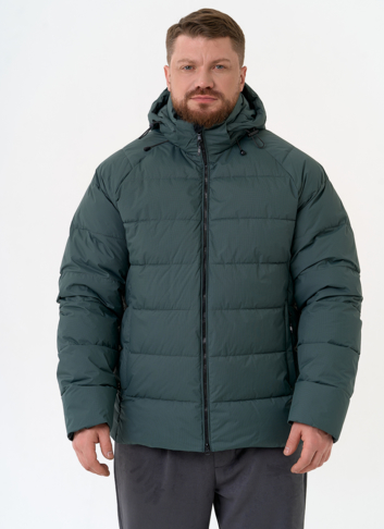 Мужской пуховик с капюшоном 