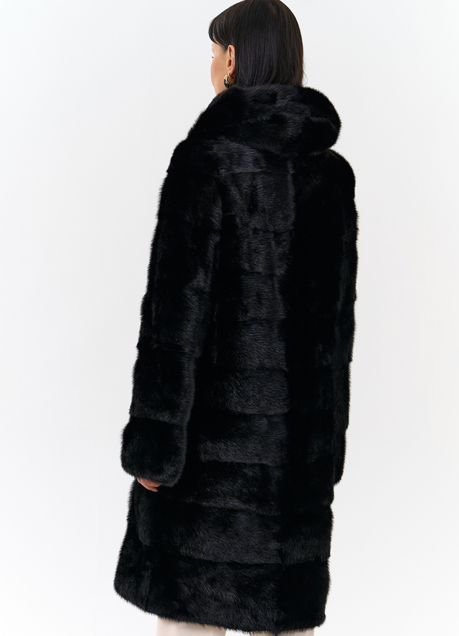 фото Шуба из норки модель № 24728