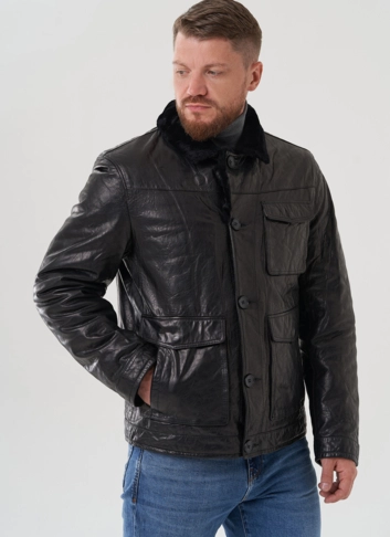 Куртка мужская из натуральной кожи 