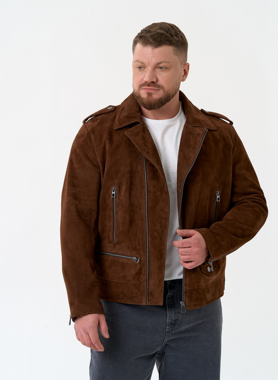 Мужская куртка из натуральной замши